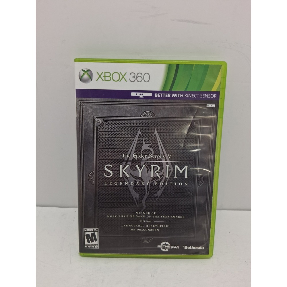 Xbox 360 The Elder Scrolls V Skyrim Legendary Edition Bethesda RPG Game Map